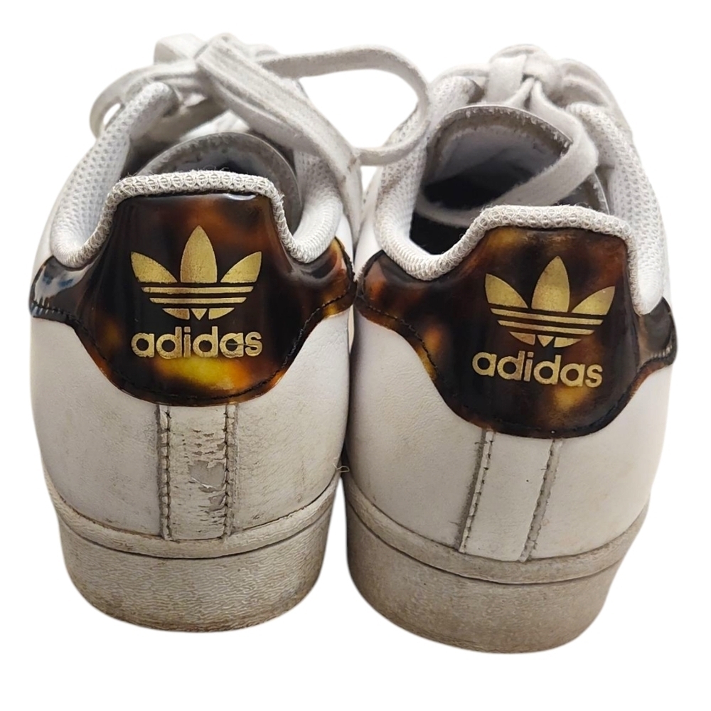Adidas Classic Superstar Tortoiseshell Sneakers, 6.5 - Picture 5 of 7